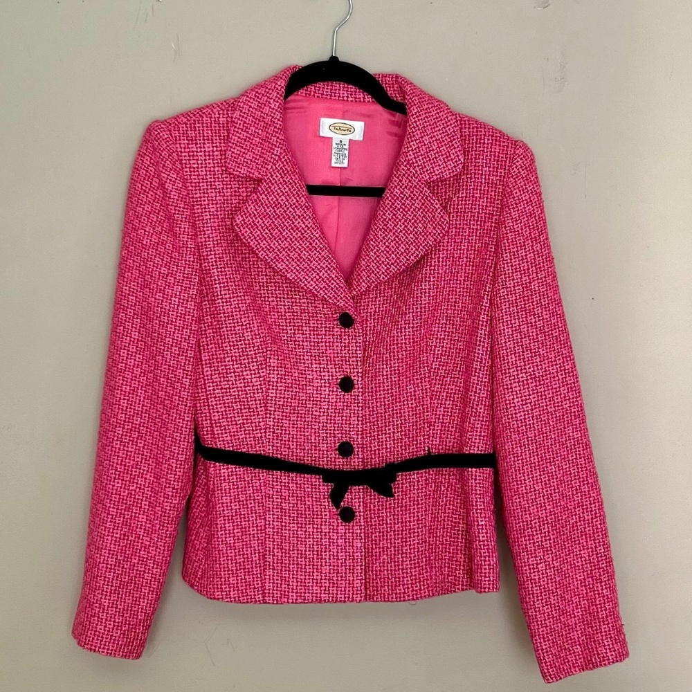 Talbots silk tweed jacket 8